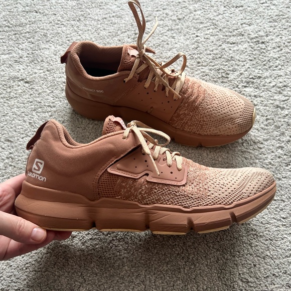 Salomon Predict Soc Men’s Size 12 Sirocco Mocha Mousse Running Shoes Sneakers